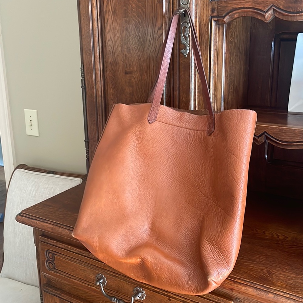 Madewell tote with inside zipper